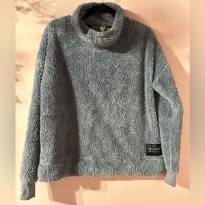 Calvin Klein women’s medium slate Sherpa high neck jacket